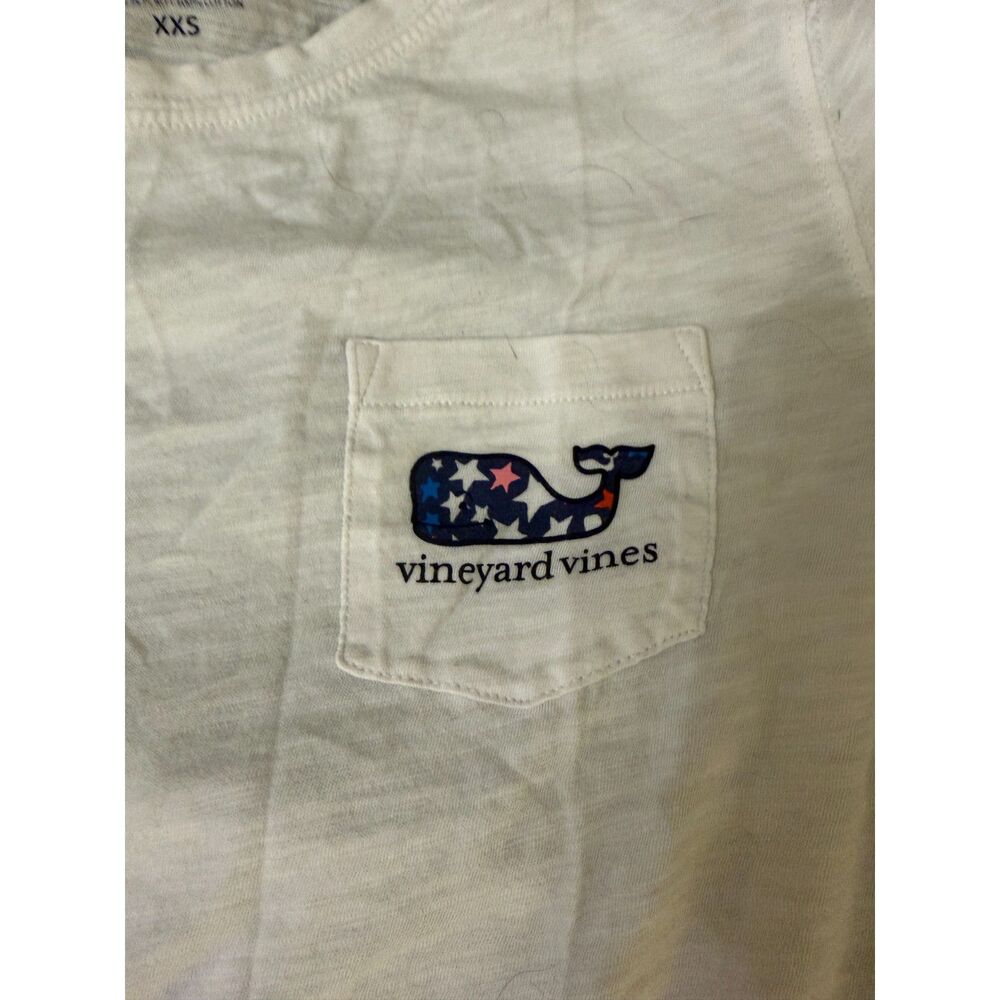 Vineyard Vines Patriotic Star Whale Pocket Tee – Women’s XXS